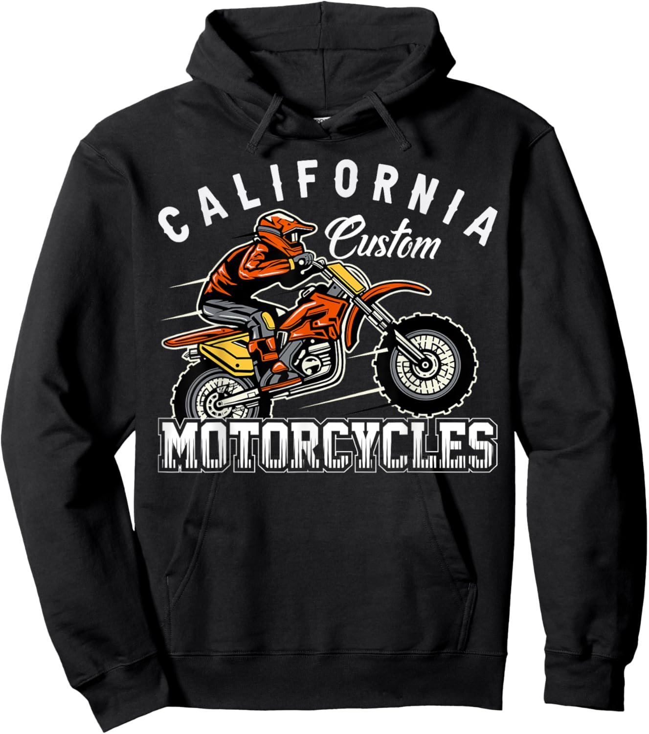 California Custom Motorcycles Hoodie - Hoodie | Black
