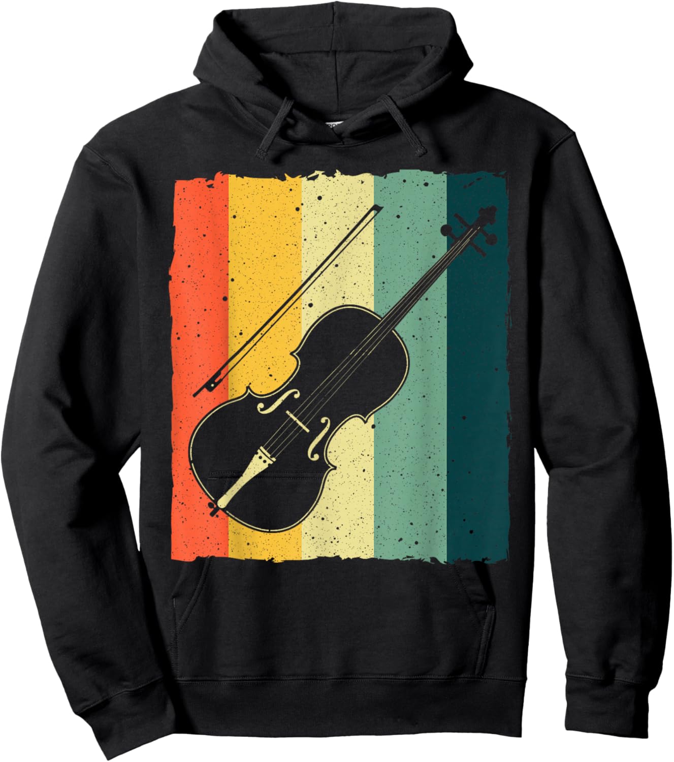 Cool Cello Art Women Kids Music Cello Player Cellist Hoodie - Hoodie | Black