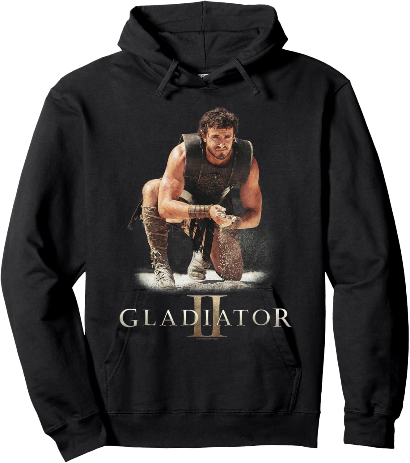 Ripple Junction x Gladiator II Lucius Verus Gladiator Battle , Black, S Hoodie - Hoodie | Black