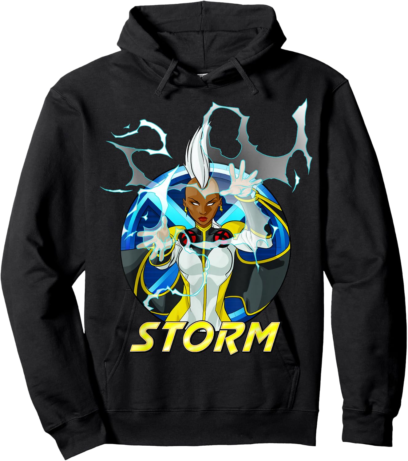 Marvel X-Men Storm Action Portrait Hoodie - Hoodie | Black