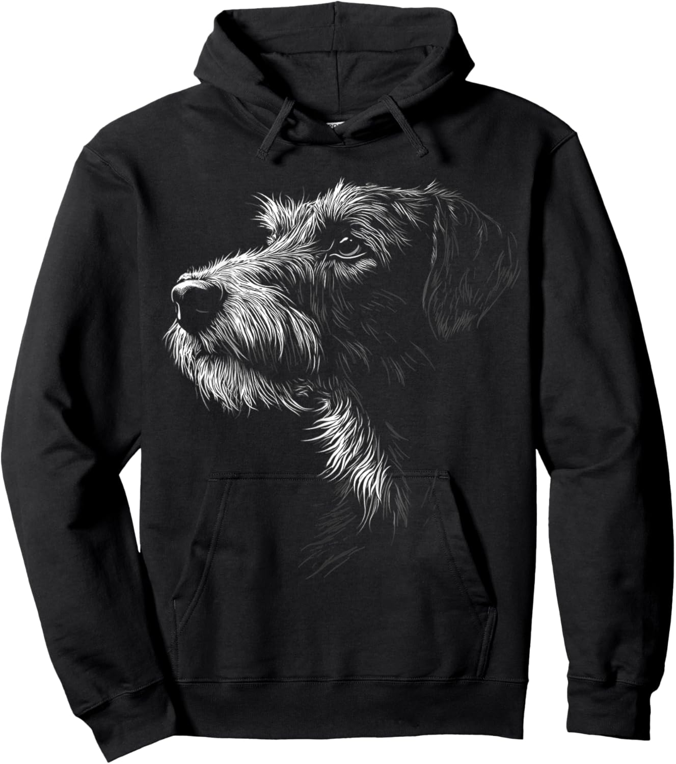 Irish Greyhound Dog Graphic Pet Hoodie - Hoodie | Black