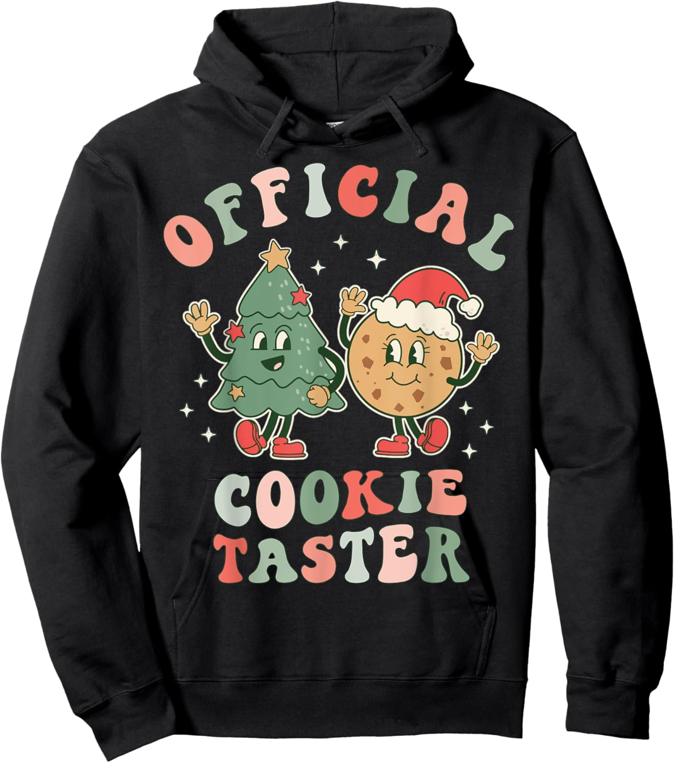 Official Cookie Taster | Christmas Cookie Taste Tester Baker Hoodie - Hoodie | Black