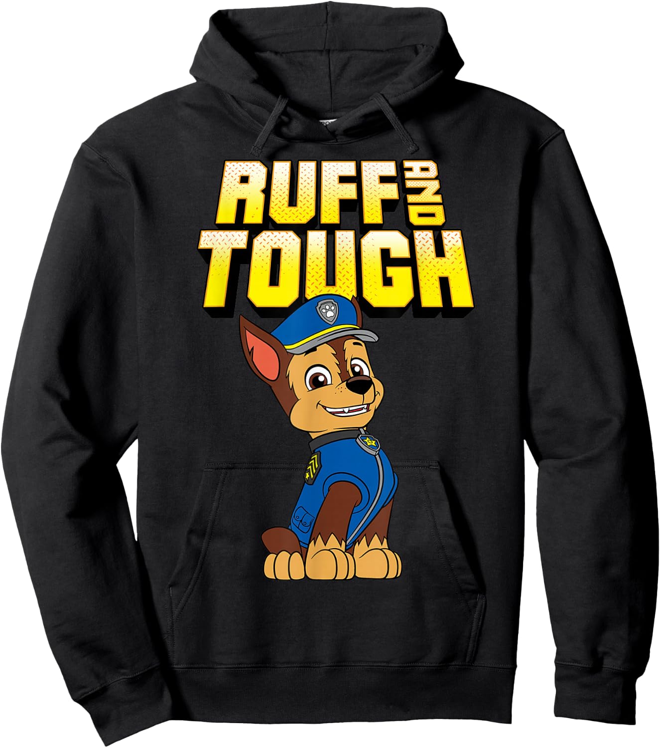 Ruff And Tough Police Pup Chase Hoodie - Hoodie | Black