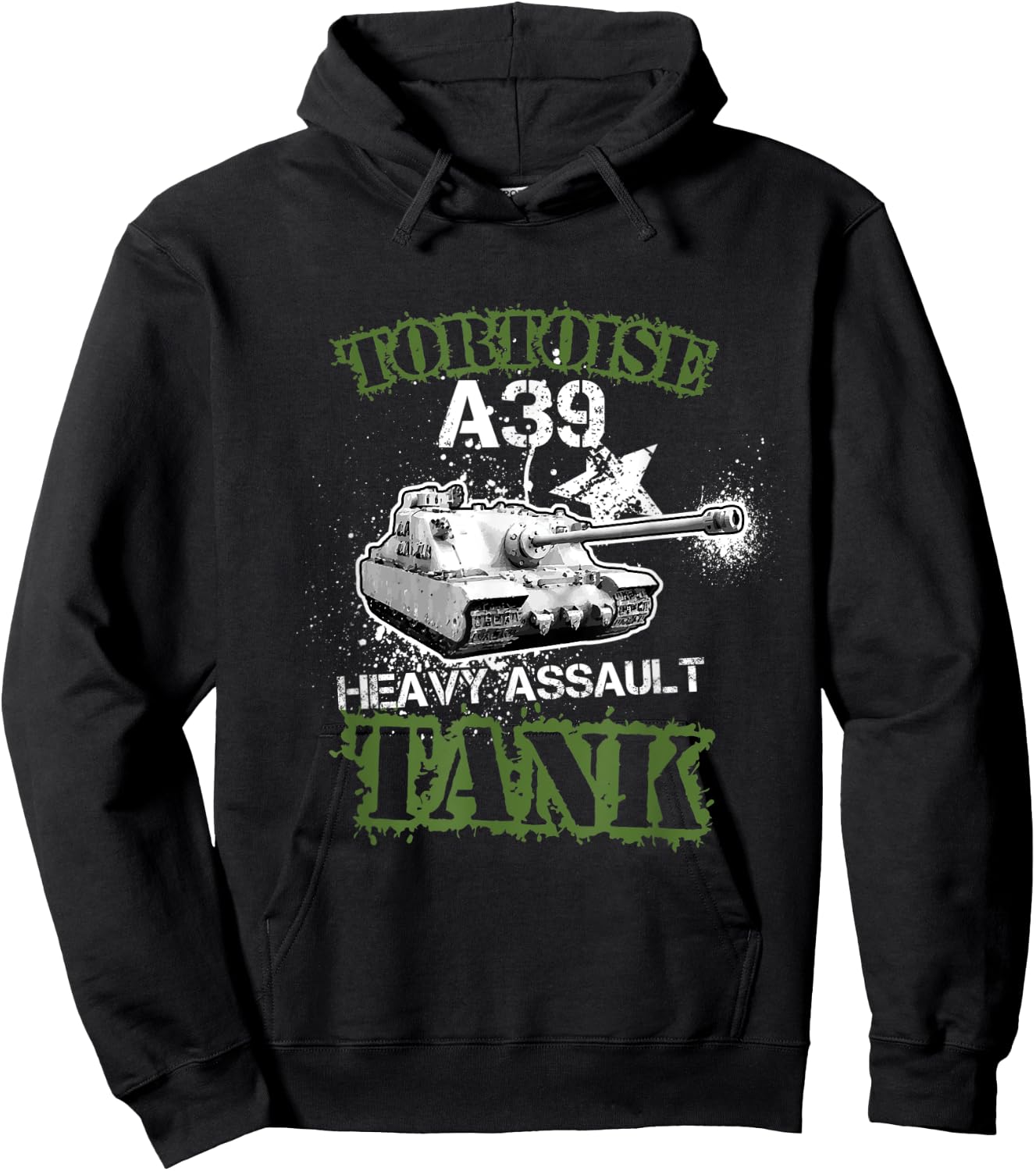 A39 Tortoise Gift WW2 Infantry IV British Army Hoodie - Hoodie | Black