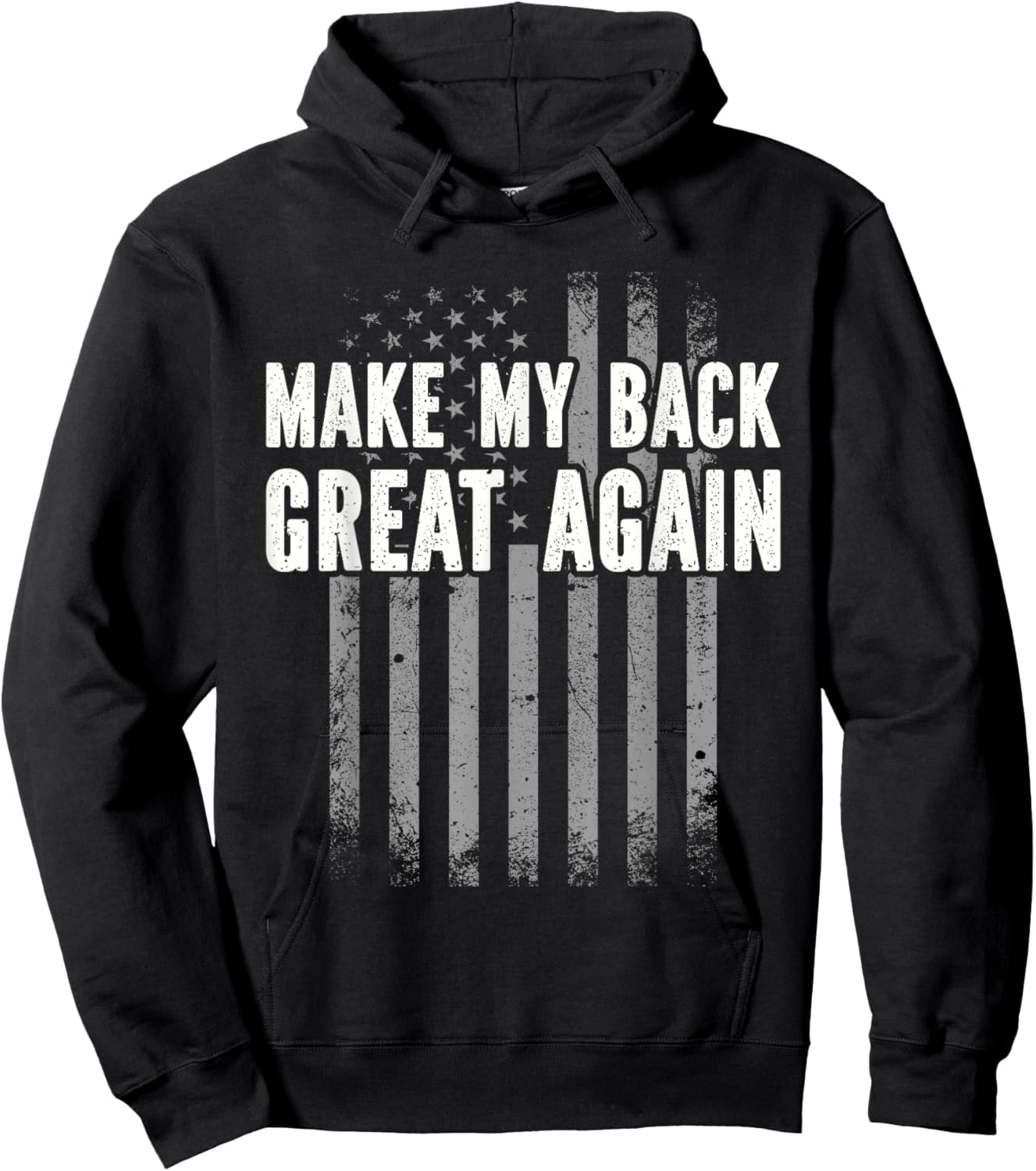 Make My Back Great Again - Injury Recovery Hoodie - Hoodie | Black
