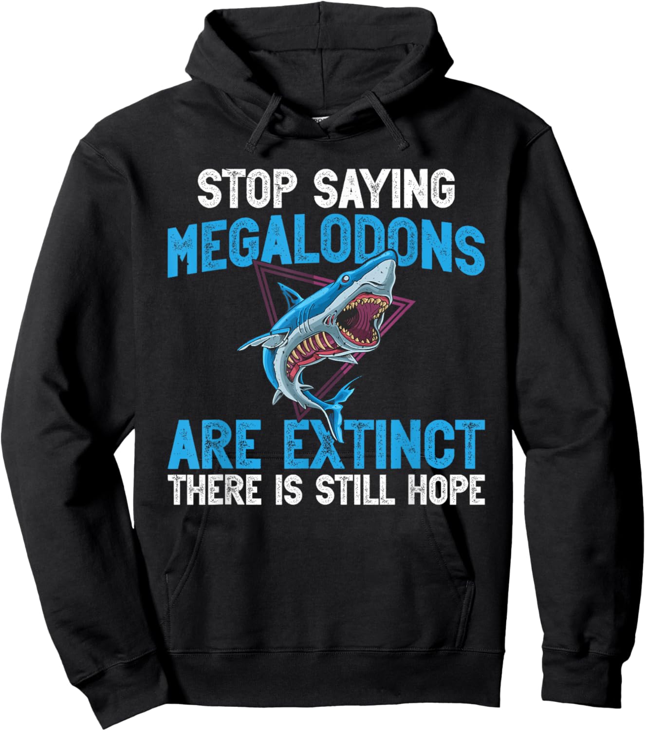 Megalodon Accessories for Shark Lover Teeth Megalodon Hoodie - Hoodie | Black
