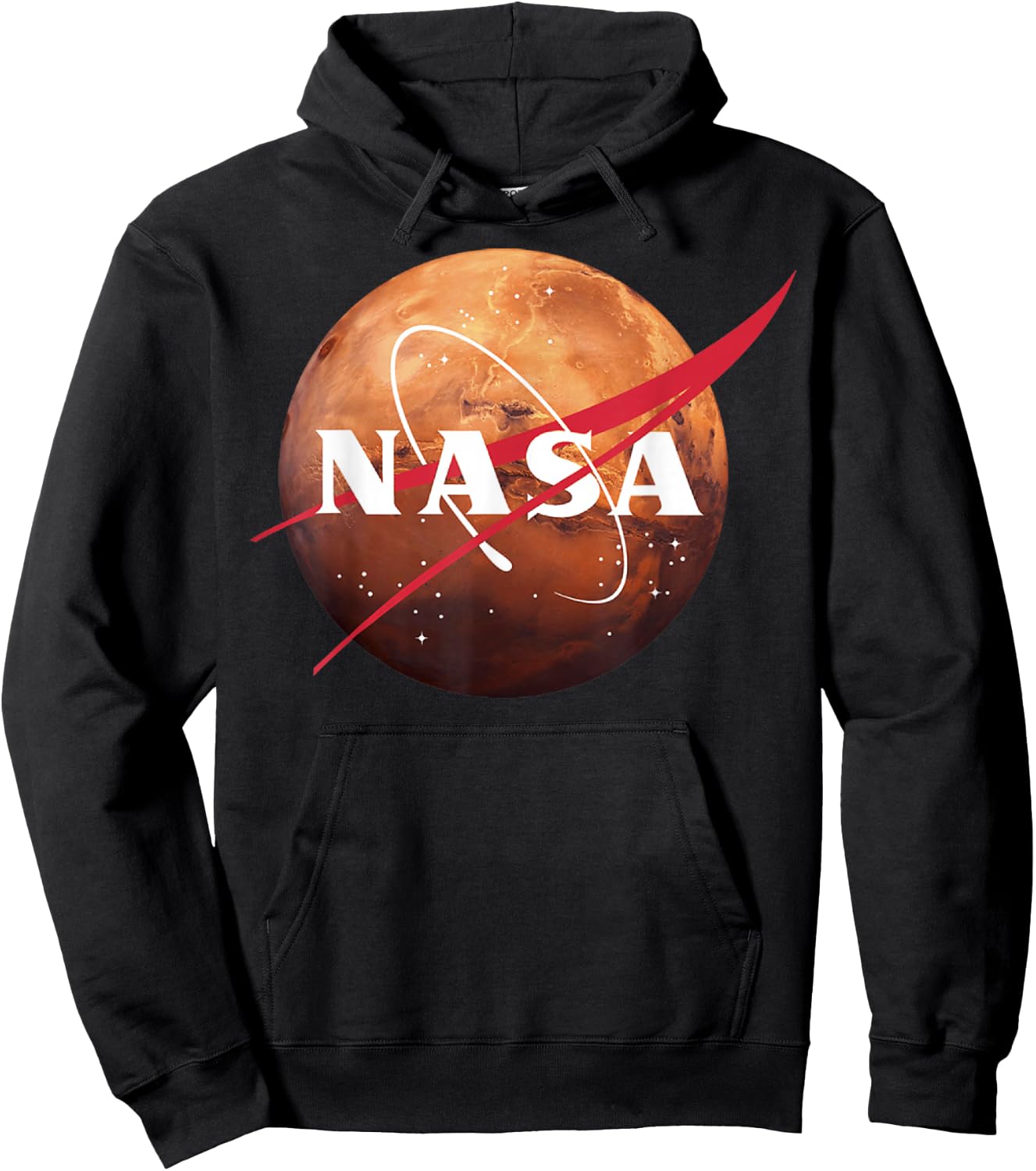 NASA Mars Planet logo Hoodie - Hoodie | Black