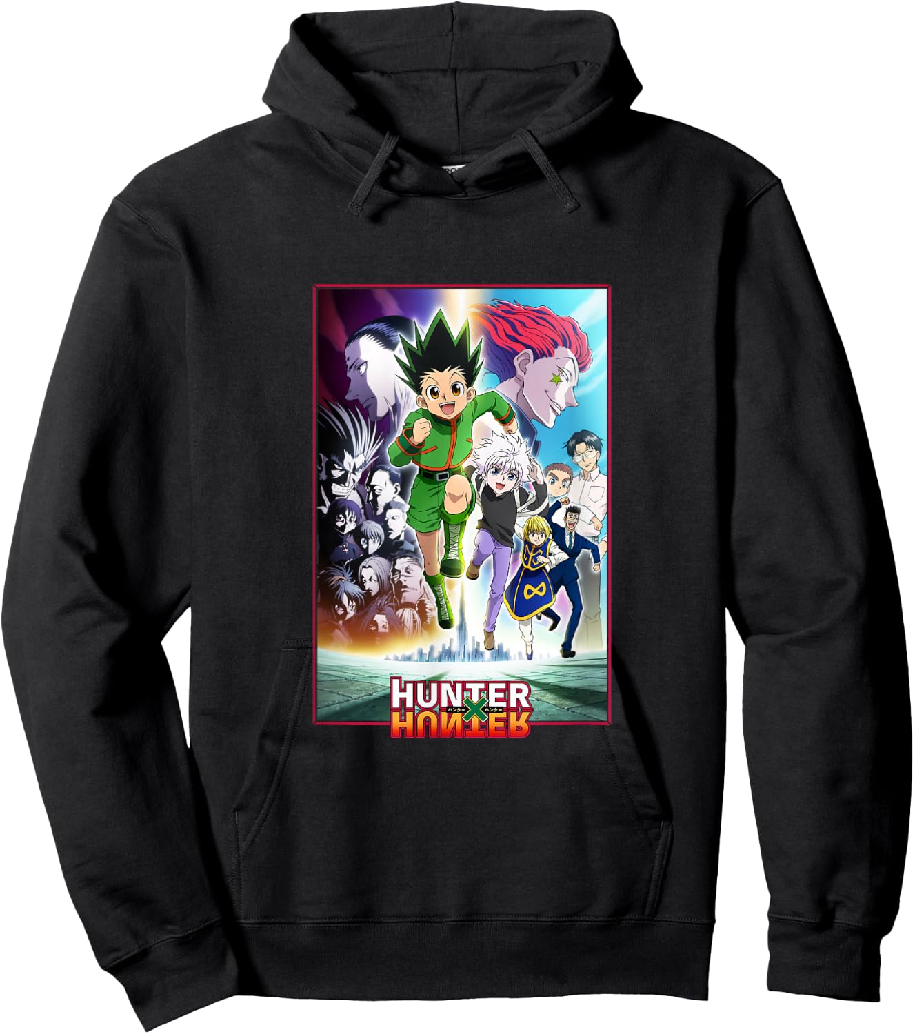 Hunter X Hunter Heroes And Villains Poster Art Hoodie - Hoodie | Black