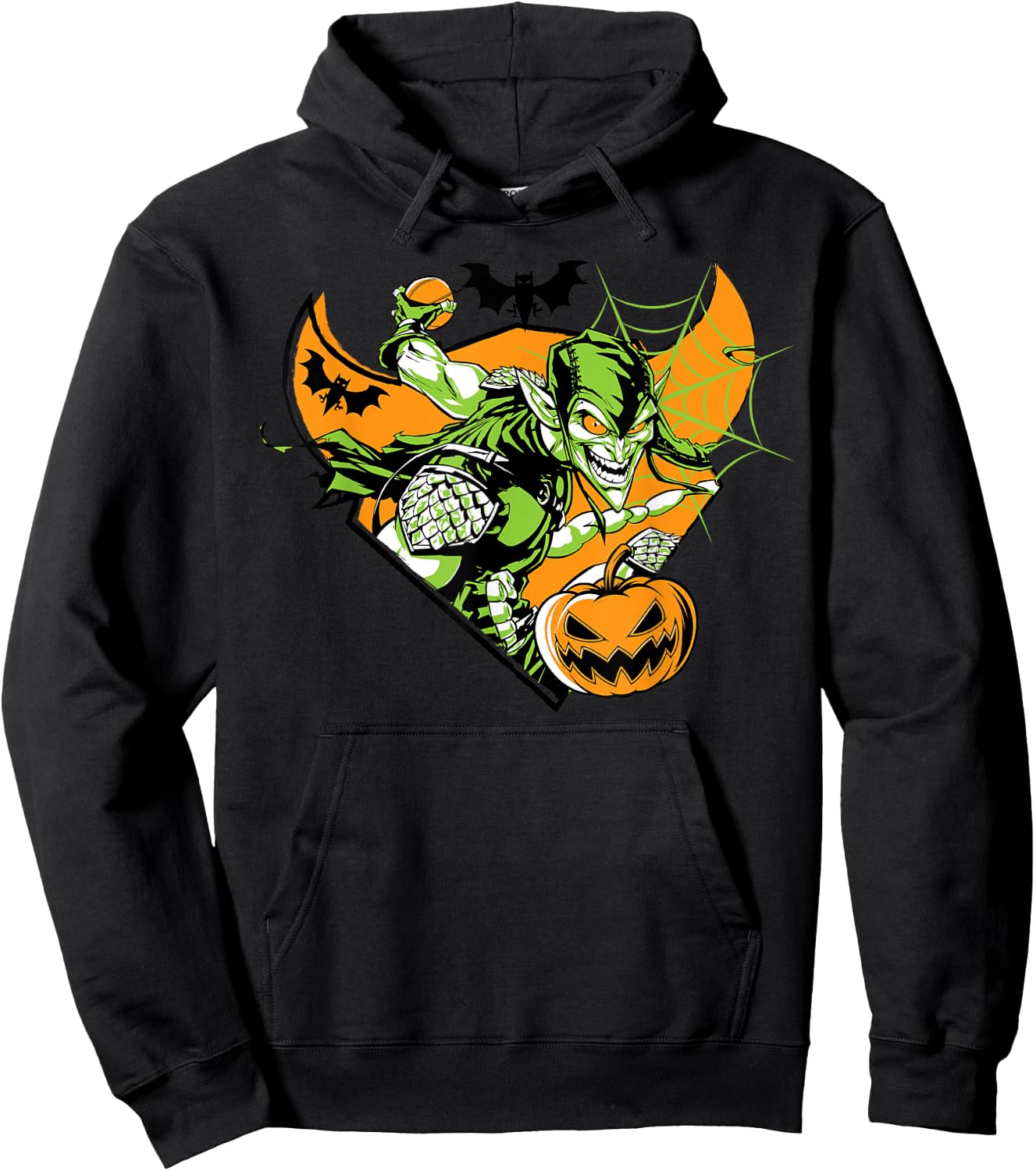 Marvel Green Goblin Pumpkin Bomb Halloween Hoodie - Hoodie | Black