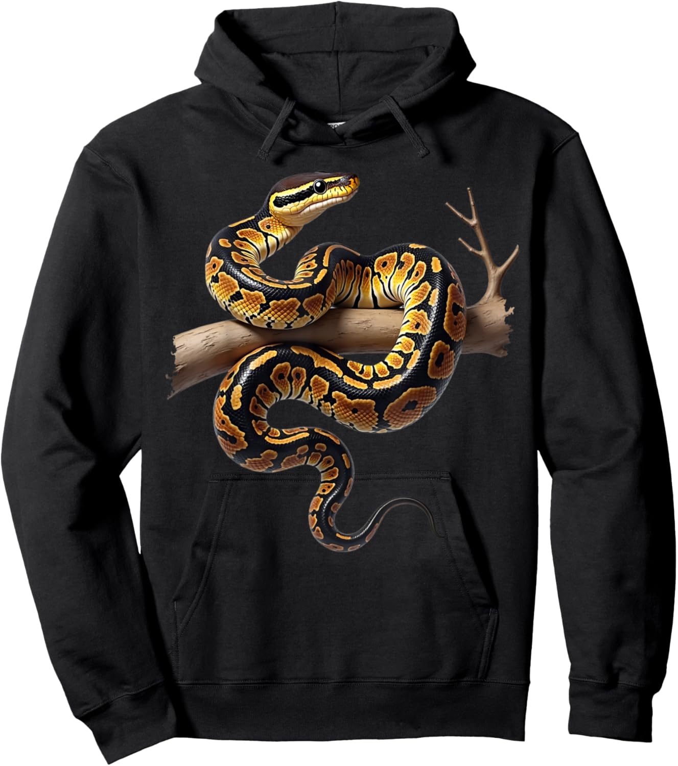 Funny King Python Lover Snakes Reptiles Python Hoodie - Hoodie | Black