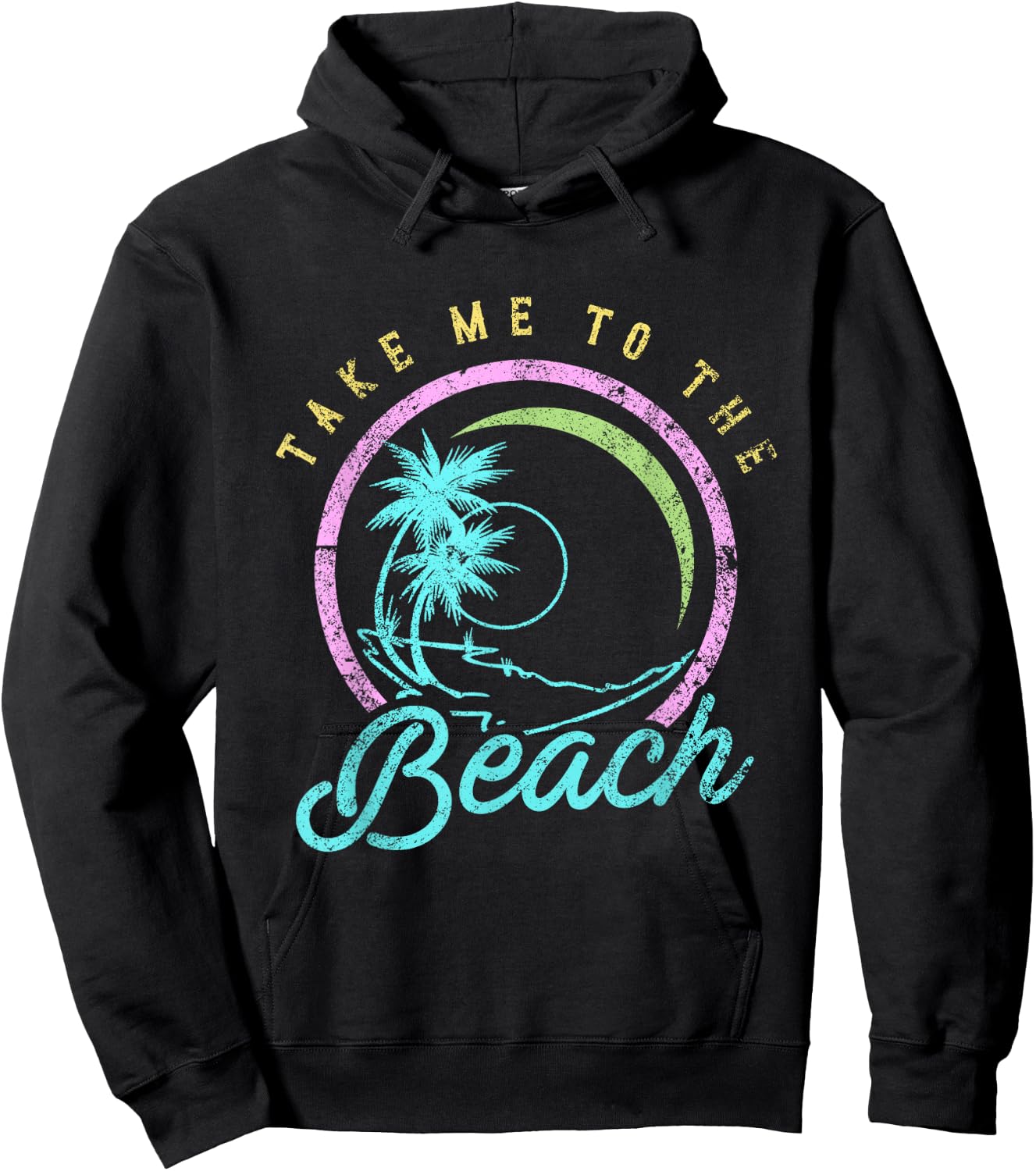 Take me to The Beach Shirt Women Men Girls Beach Lover Shirt Hoodie - Hoodie | Black