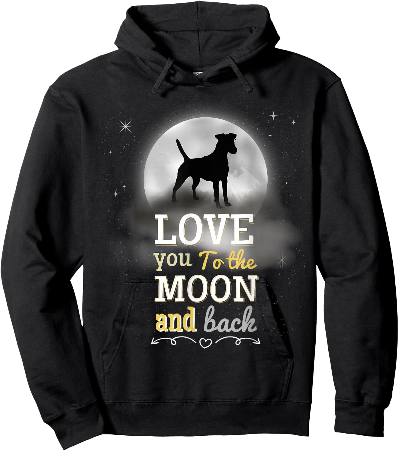 Smooth Fox Terrier Dog Breed Hoodie - Hoodie | Black