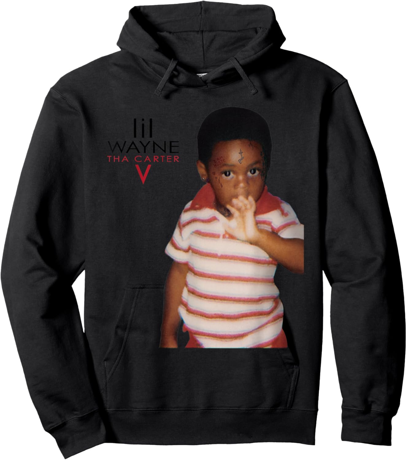 Lil Wayne Weezy Baby Photo Hoodie - Hoodie | Black