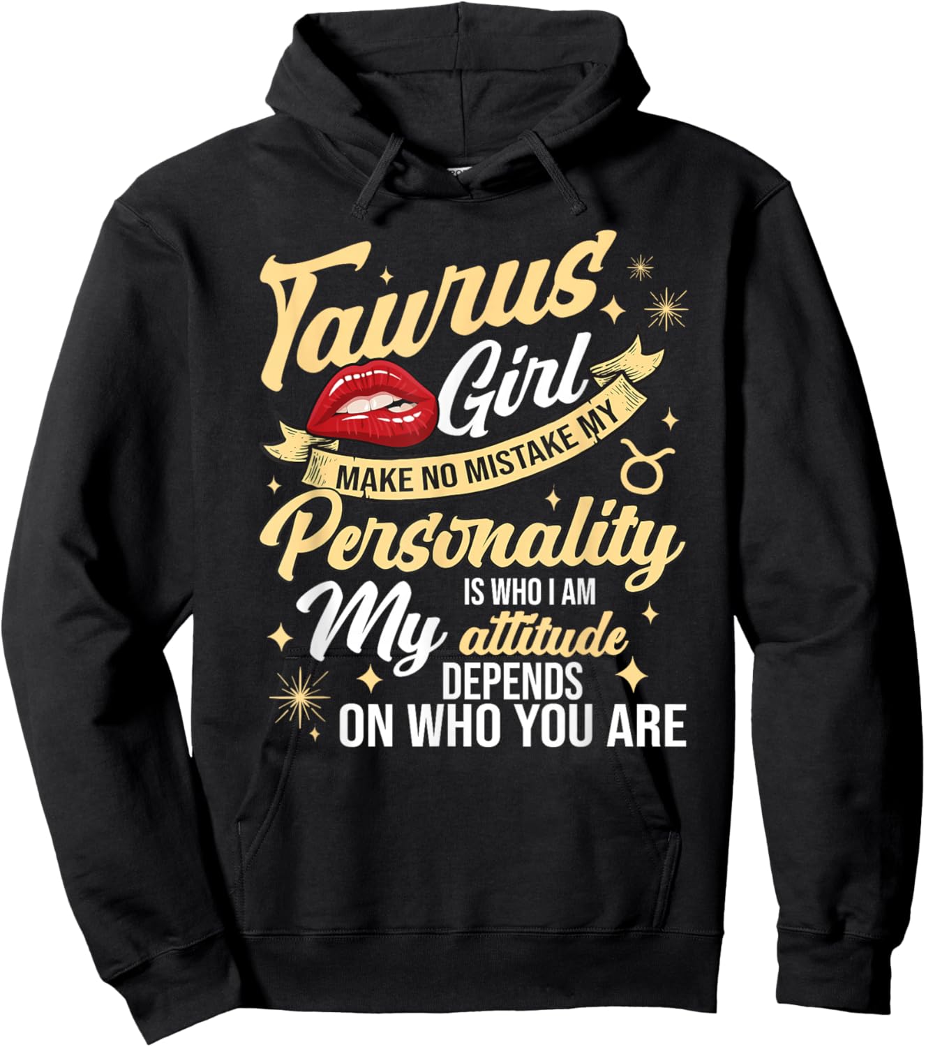 Taurus Girl Horoscope April & May Birthday Zodiac Sign Hoodie - Hoodie | Black