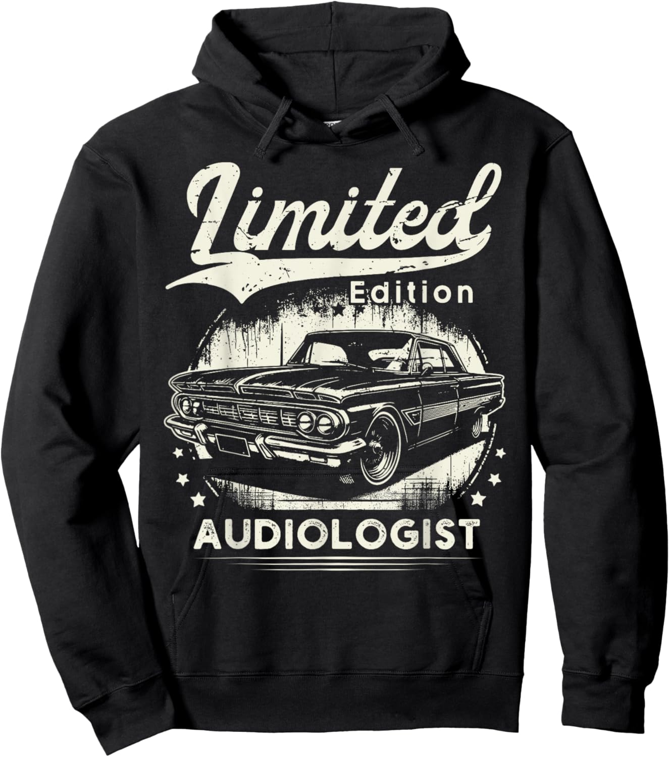 Audiologist Job classic car Birthday Worker Professional Hoodie - Hoodie | Black