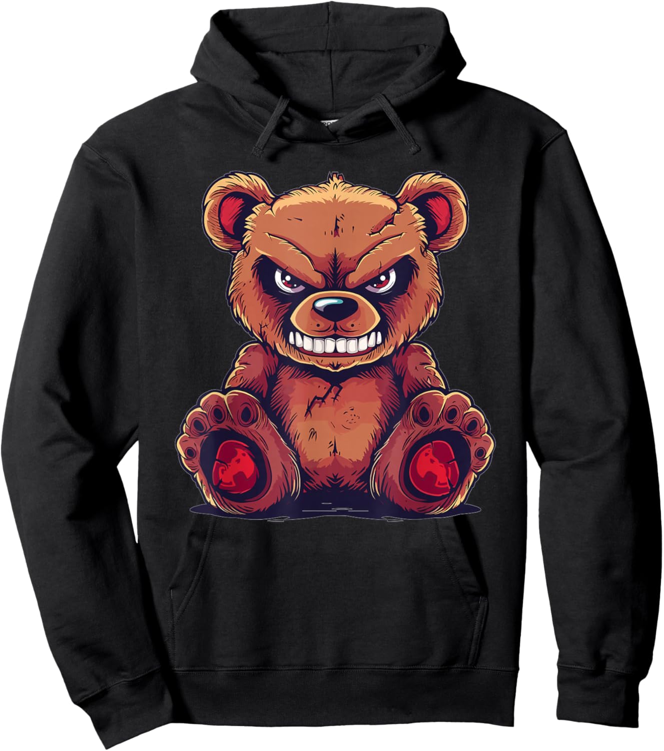 Evil Teddy Bear Hoodie - Hoodie | Black