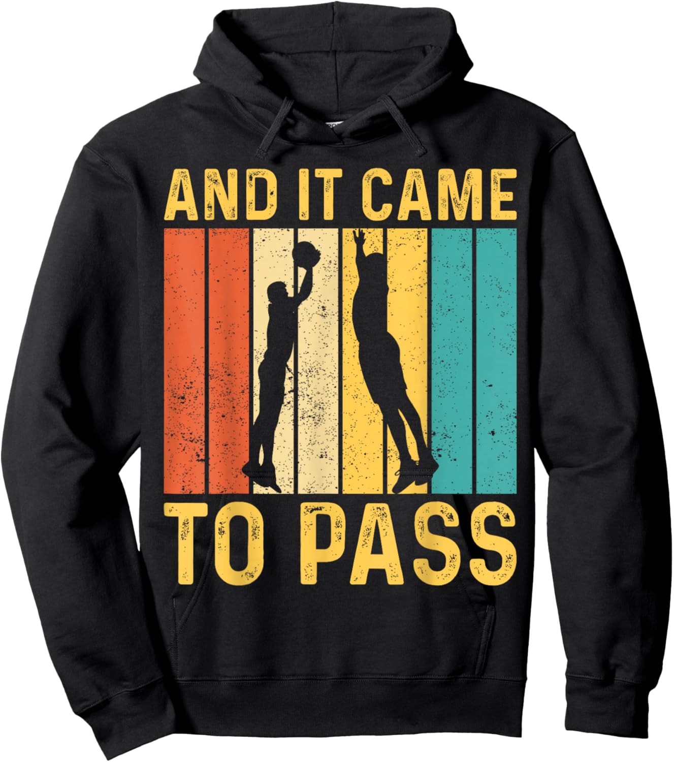 Funny Mormon Missionary LDS Basketball And It Came To Pass Hoodie - Hoodie | Black