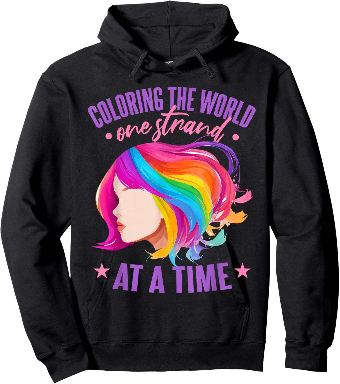 Cosmetology Hair Stylist Hoodie - Hoodie | Black