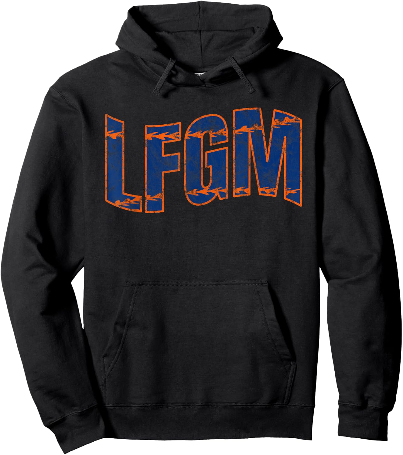 LFGM retro vintage Hoodie - Hoodie | Black