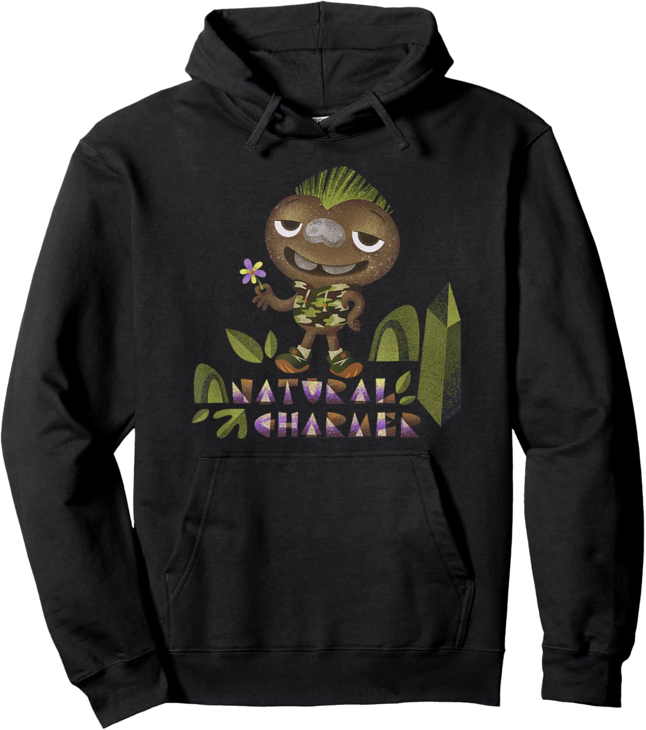 Disney Pixar Elemental Natural Charmer Clod Portrait Hoodie - Hoodie | Black