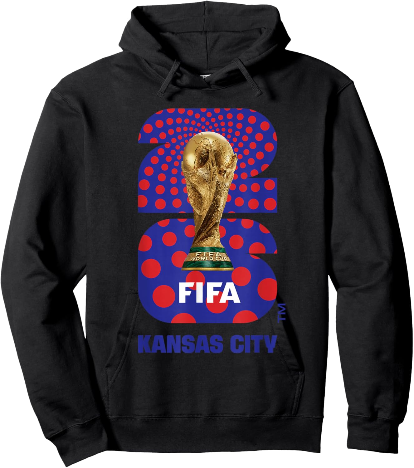 FIFA World CUP26 Kansas City Trophy Color Hoodie - Hoodie | Black