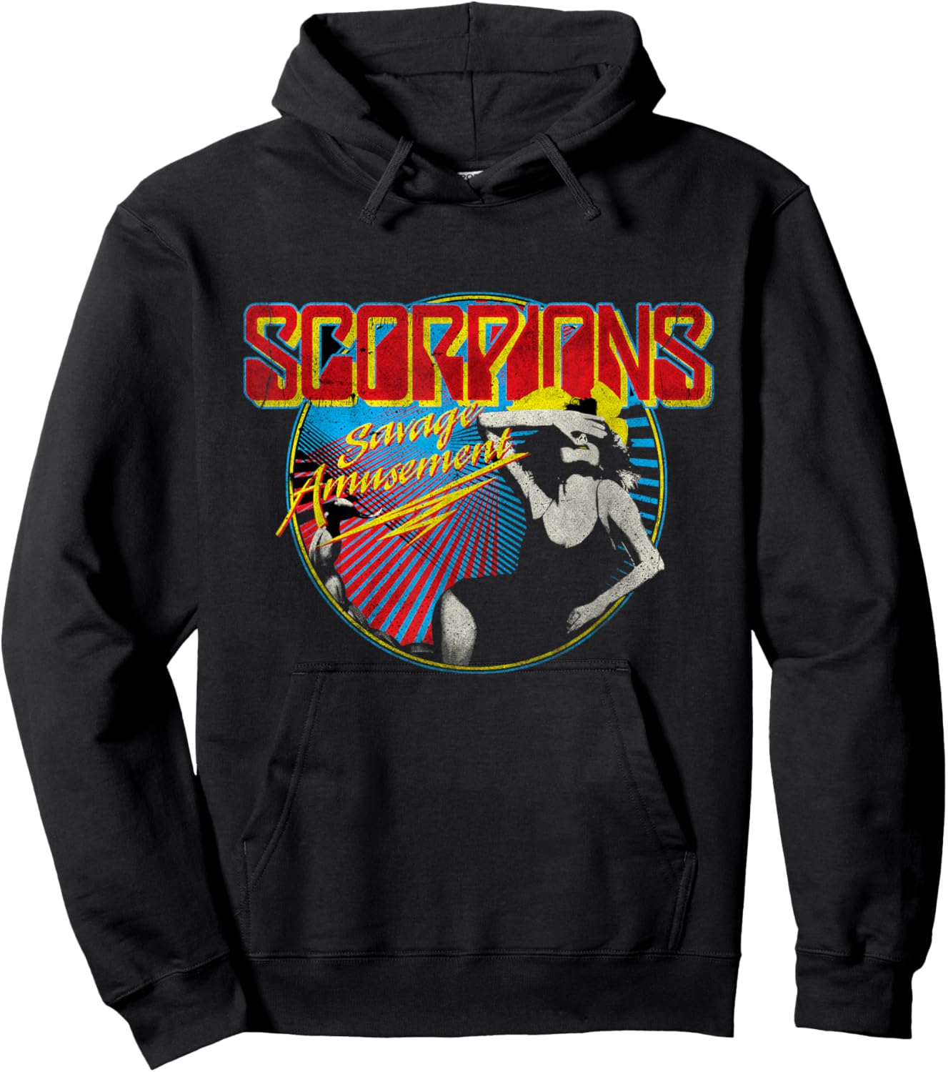 Offizielles Scorpions Savage Amusement Hoodie - Hoodie | Black