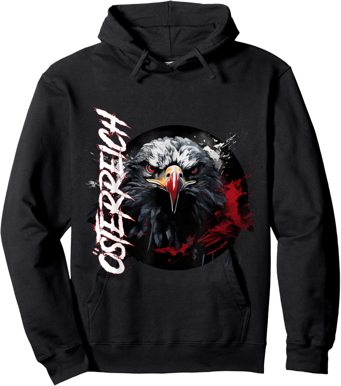 Österreich Adler Österreichische Patrioten Austria Hoodie - Hoodie | Black