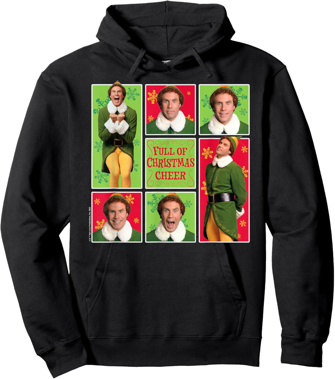 Elf - Full Of Christmas Cheer Hoodie - Hoodie | Black