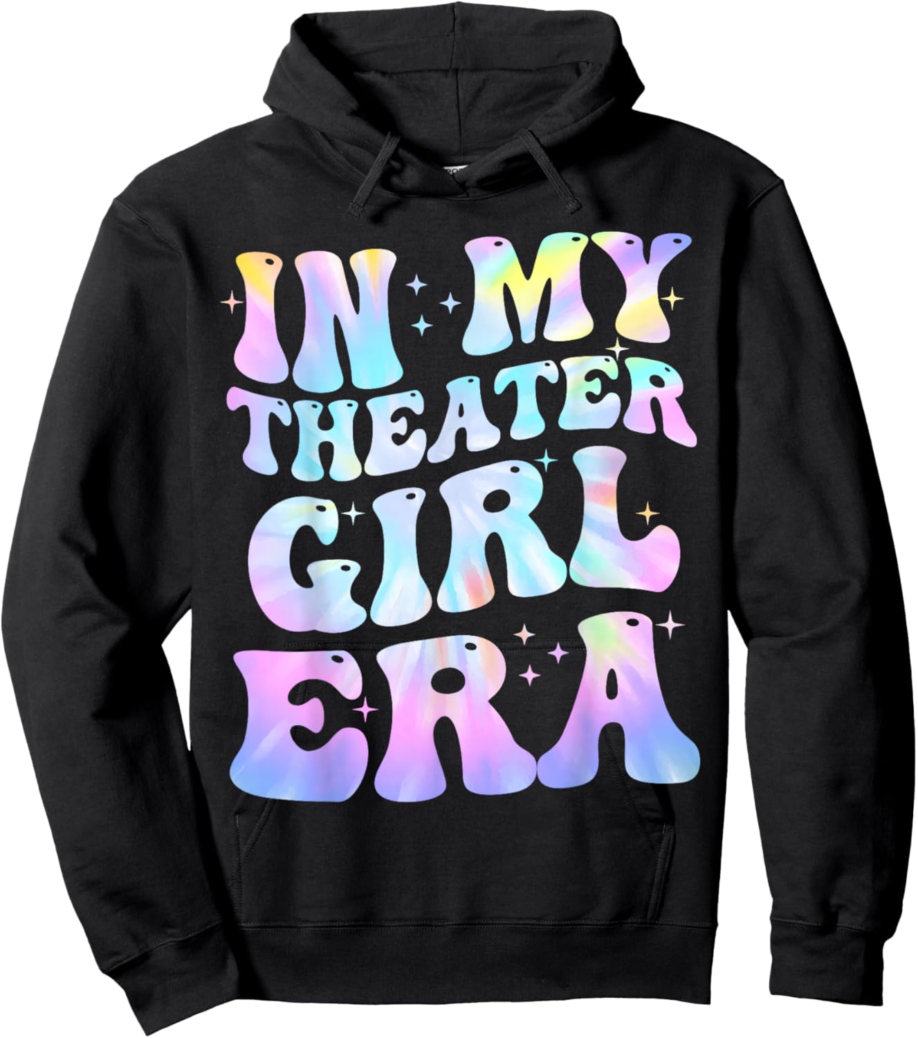In My Theater Girl Era Groovy Drama Theater Thespian Hoodie - Hoodie | Black