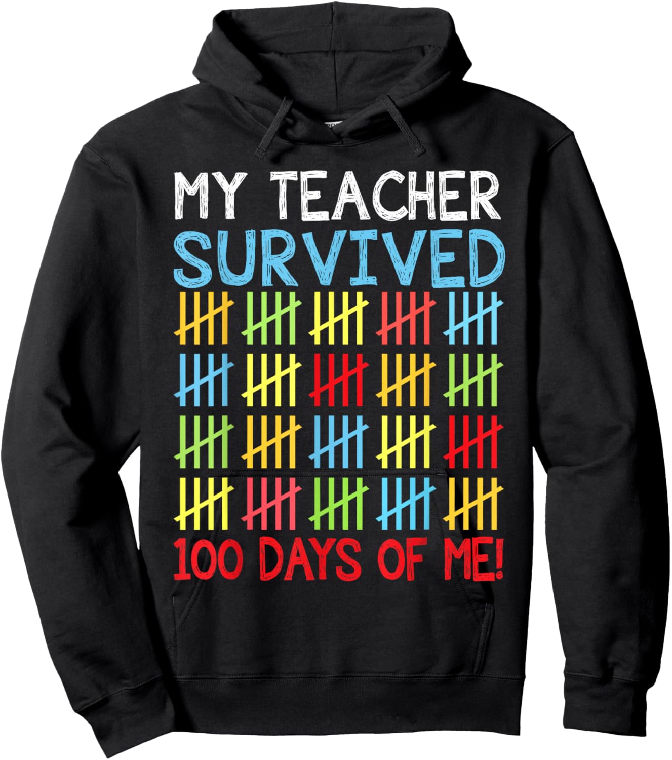 100 Days of School Kids Boys 100th Day of School Costume Hoodie - Hoodie | Black