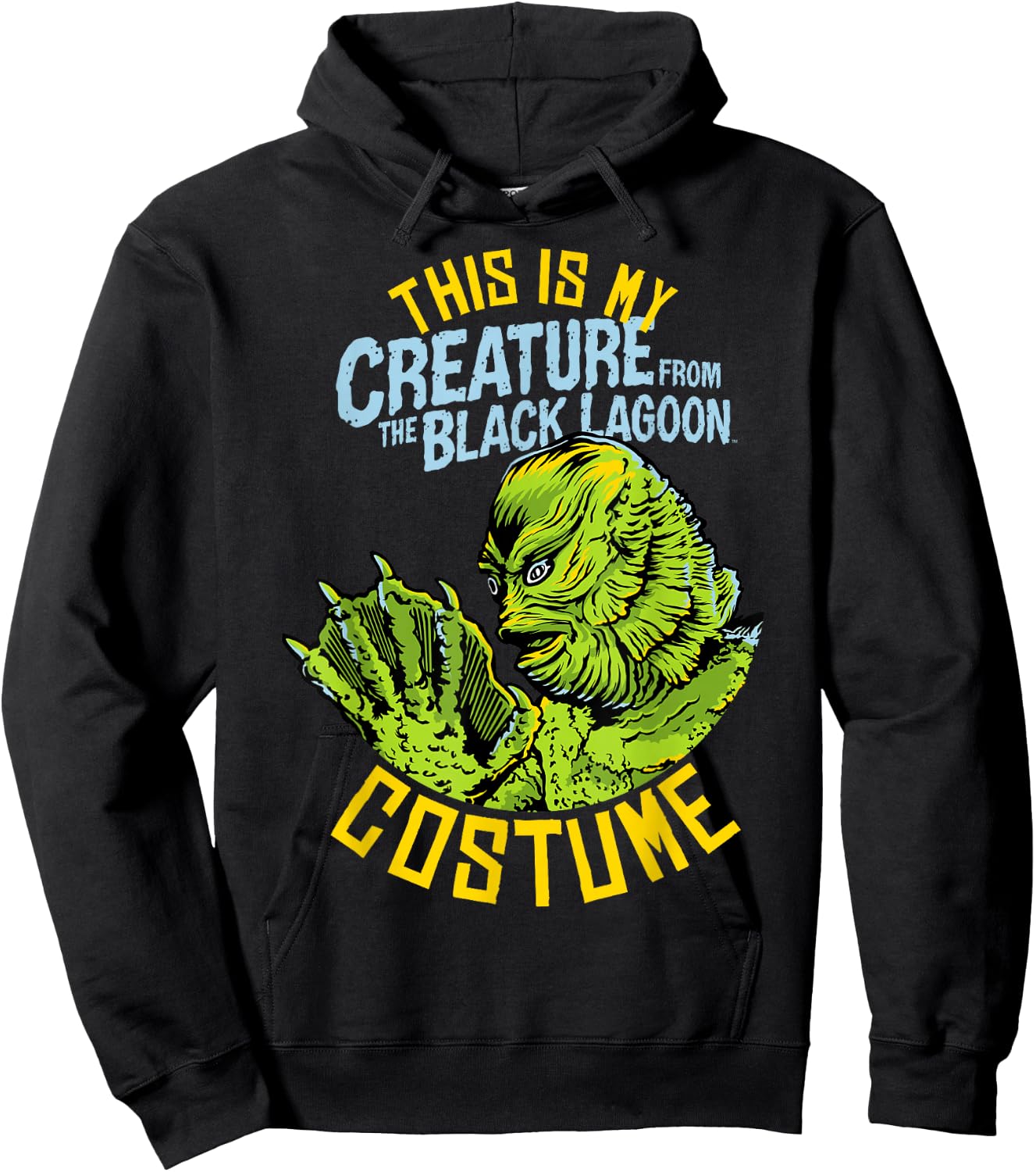 Universal Monsters Creature From The Black Lagoon Costume Hoodie - Hoodie | Black