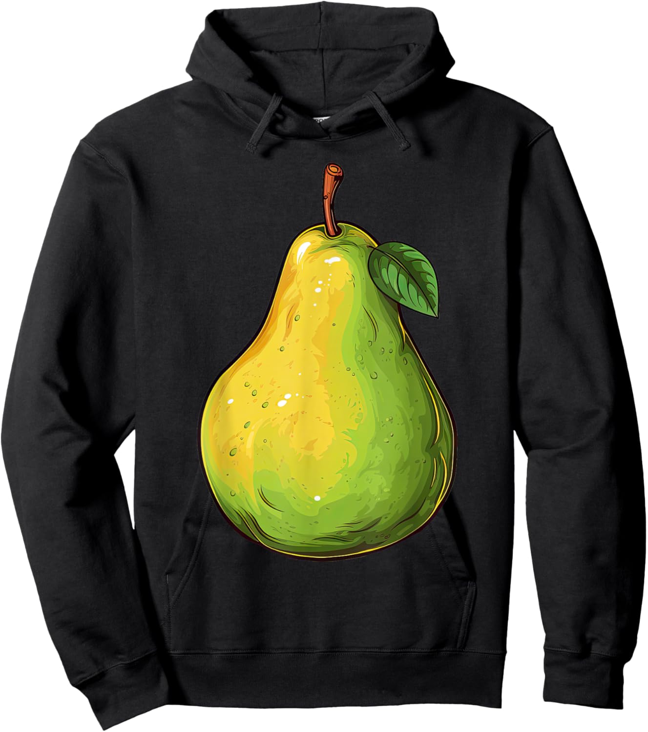 Pear Lazy Easy Funny Matching Halloween Costume Hoodie - Hoodie | Black