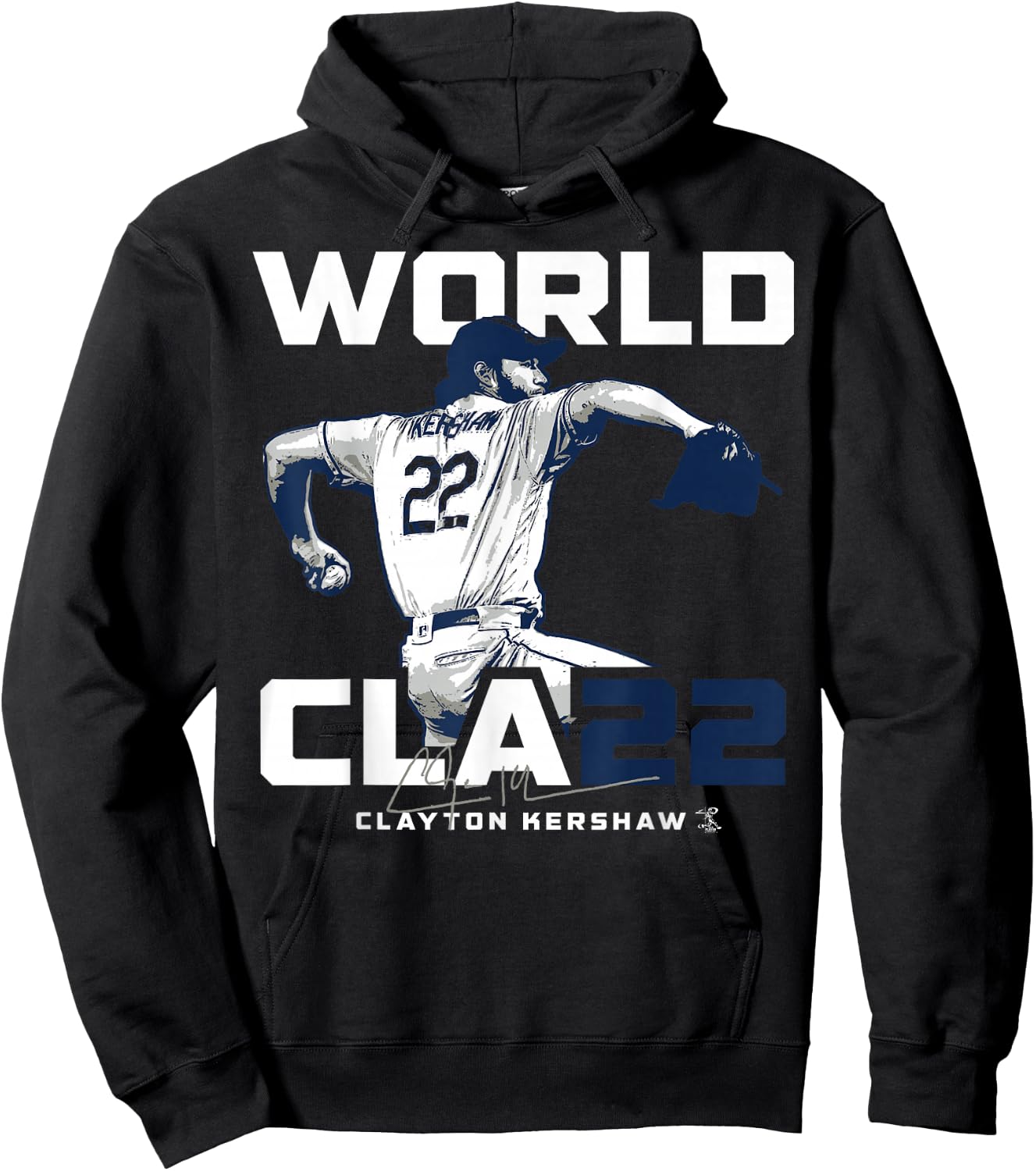 Clayton Kershaw World Cla22 - World Class - Apparel Hoodie - Hoodie | Black