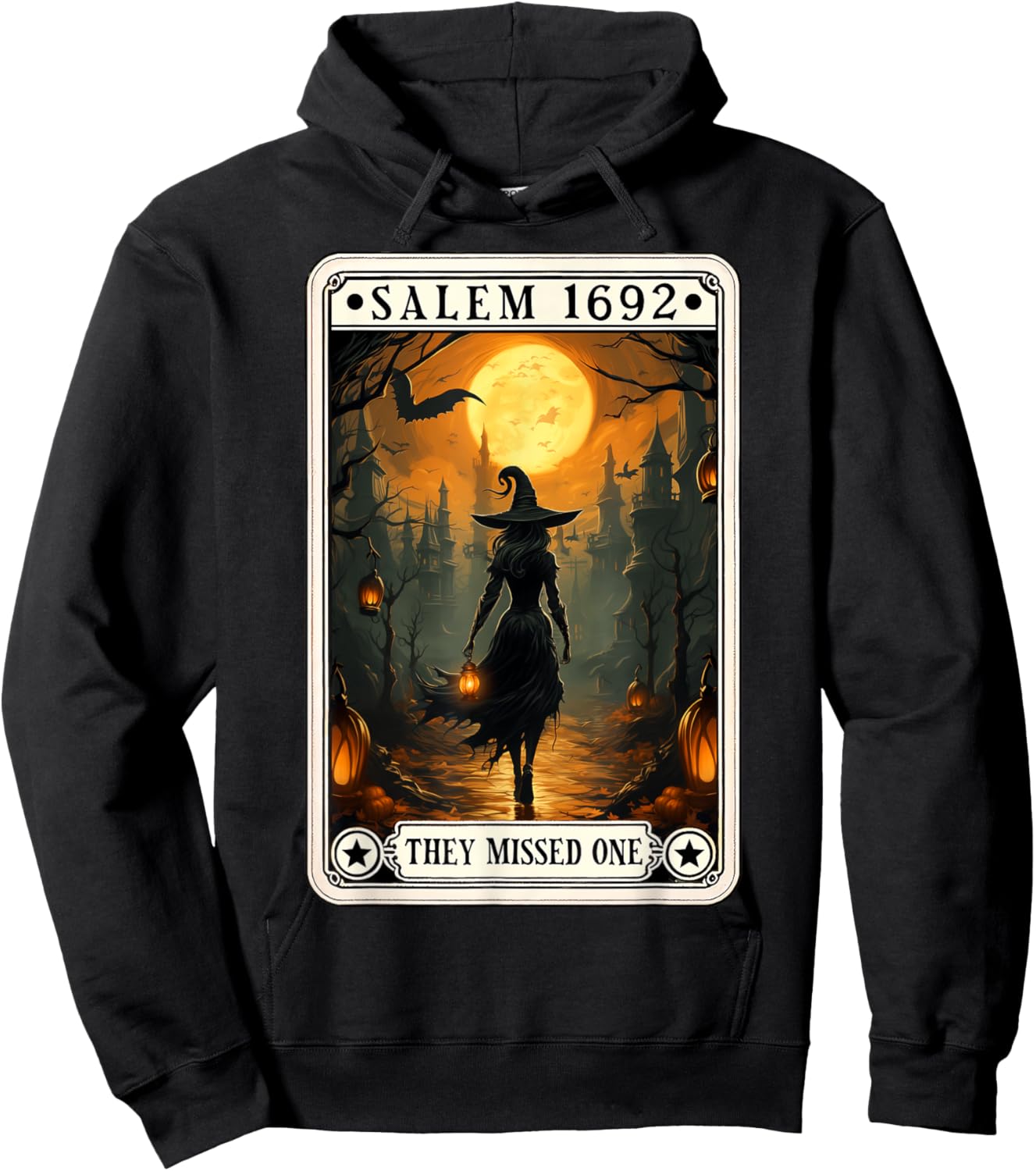 Salem 1692 They Missed One Halloween Witch Trials Women Hoodie - Hoodie | Black