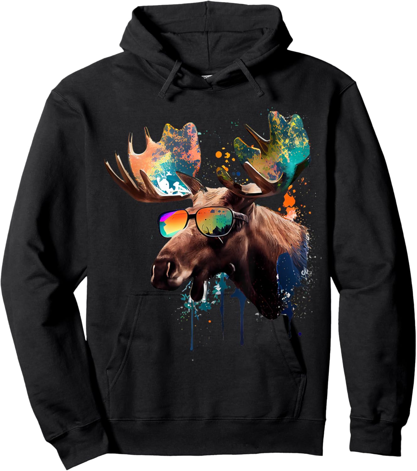 Moose Hoodie - Hoodie | Black