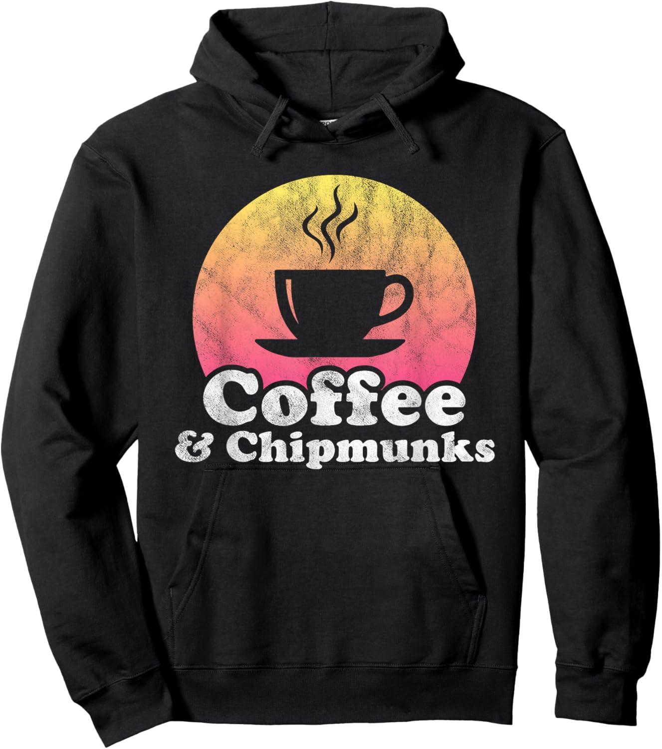 Coffee and Chipmunks Chipmunk Hoodie - Hoodie | Black