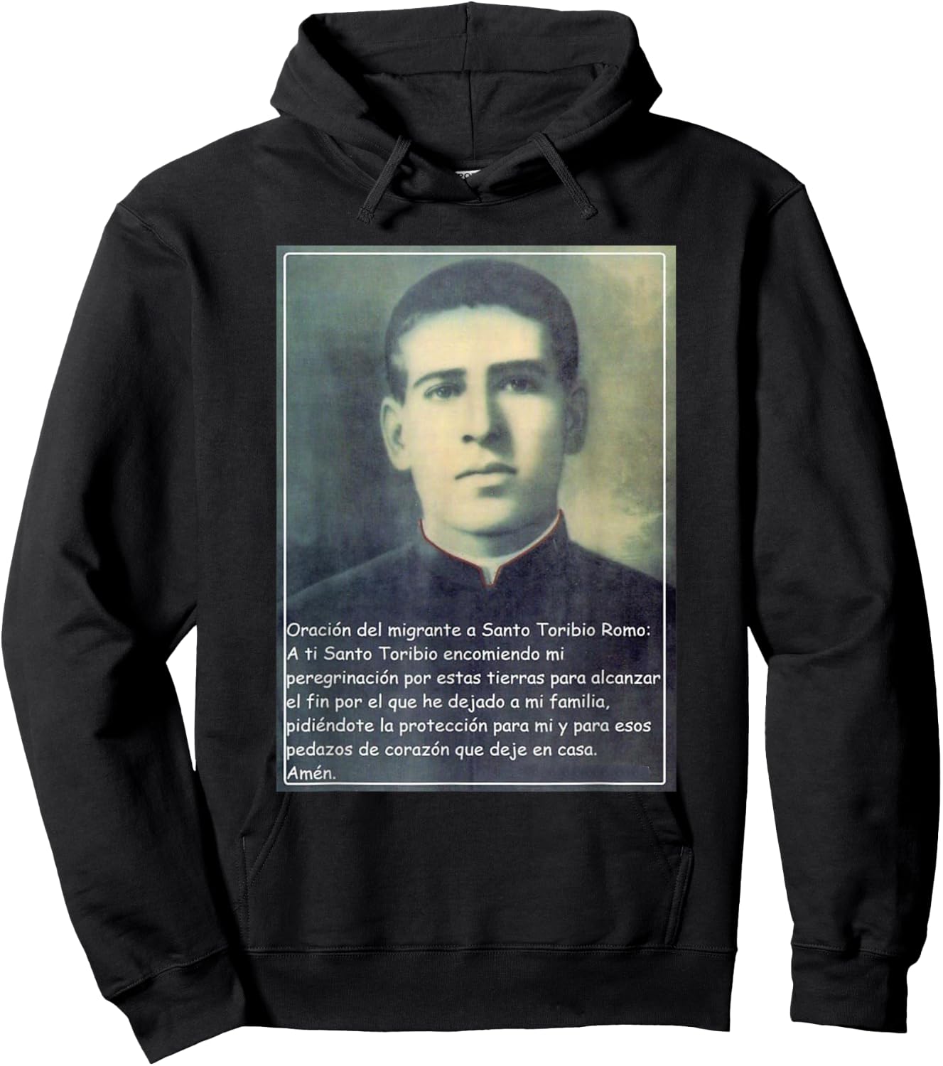 San Toribio Romo Hoodie - Hoodie | Black