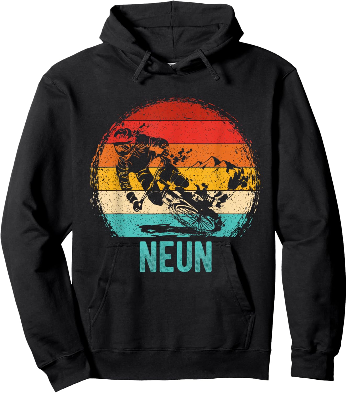 9. Geburtstag Mountainbike Hoodie - Hoodie | Black