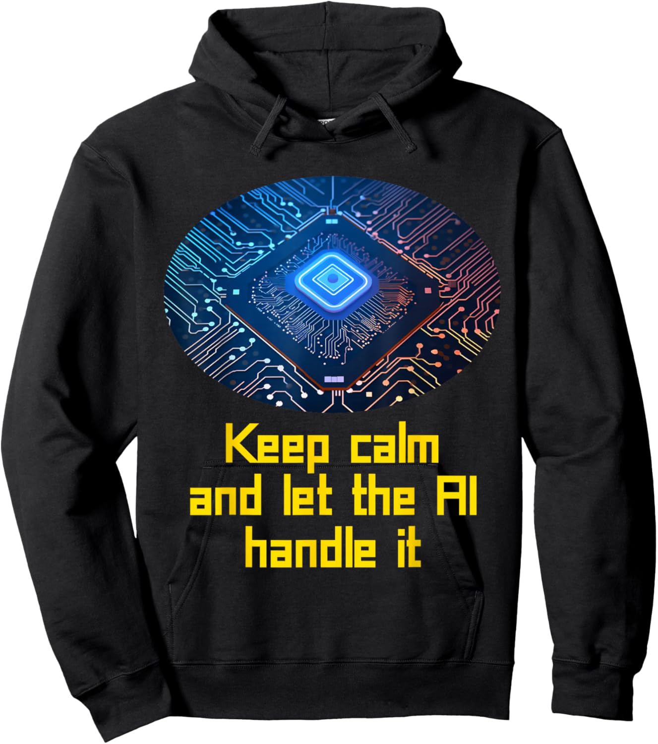 Cool Artificial intelligence and keep calm Costume Hoodie - Hoodie | Black