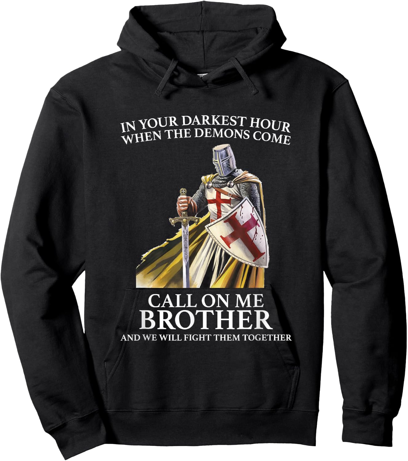 Christian Gospel and Bible Phrase for our Lord Jesus Hoodie - Hoodie | Black
