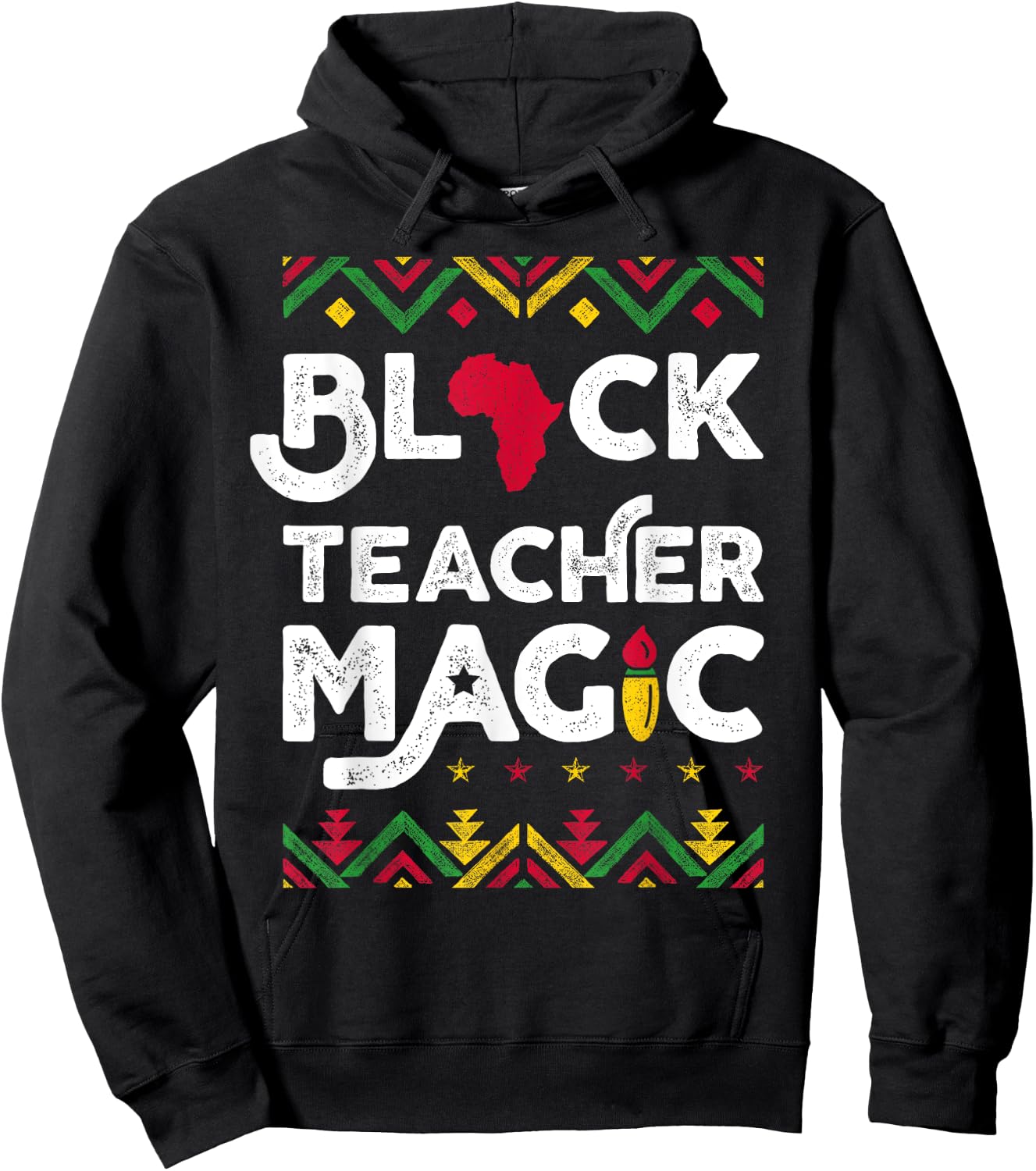Black Teacher Magic Shirt Teacher Black History Month Women Girls Kids Hoodie - Hoodie | Black