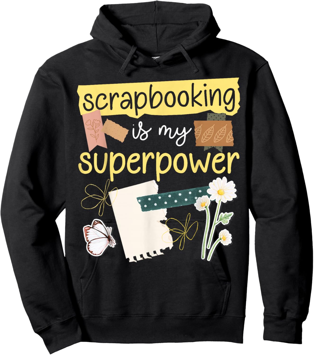 Scrapbooking Scrapbooking Is My Superpower Hoodie - Hoodie | Black