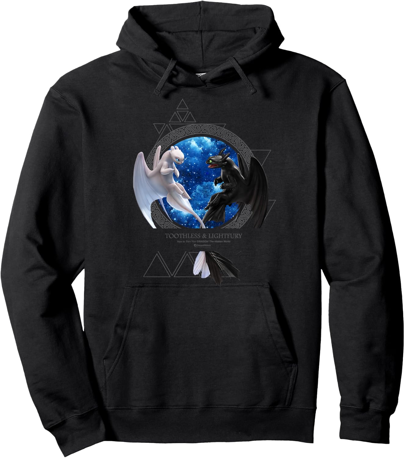 How to Train Your Dragon 3 Toothless Love Hoodie - Hoodie | Black