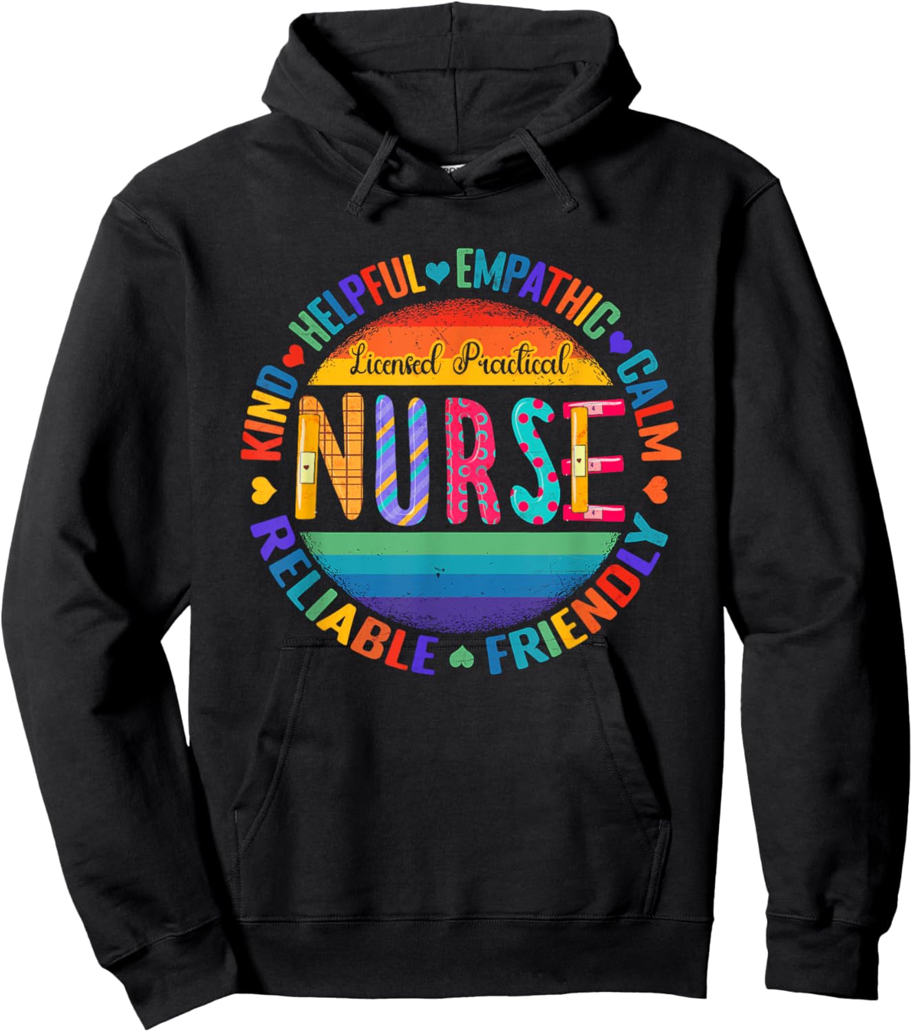 Licensed Practical Nurse Appreciation Week Healthcare LPN Hoodie - Hoodie | Black