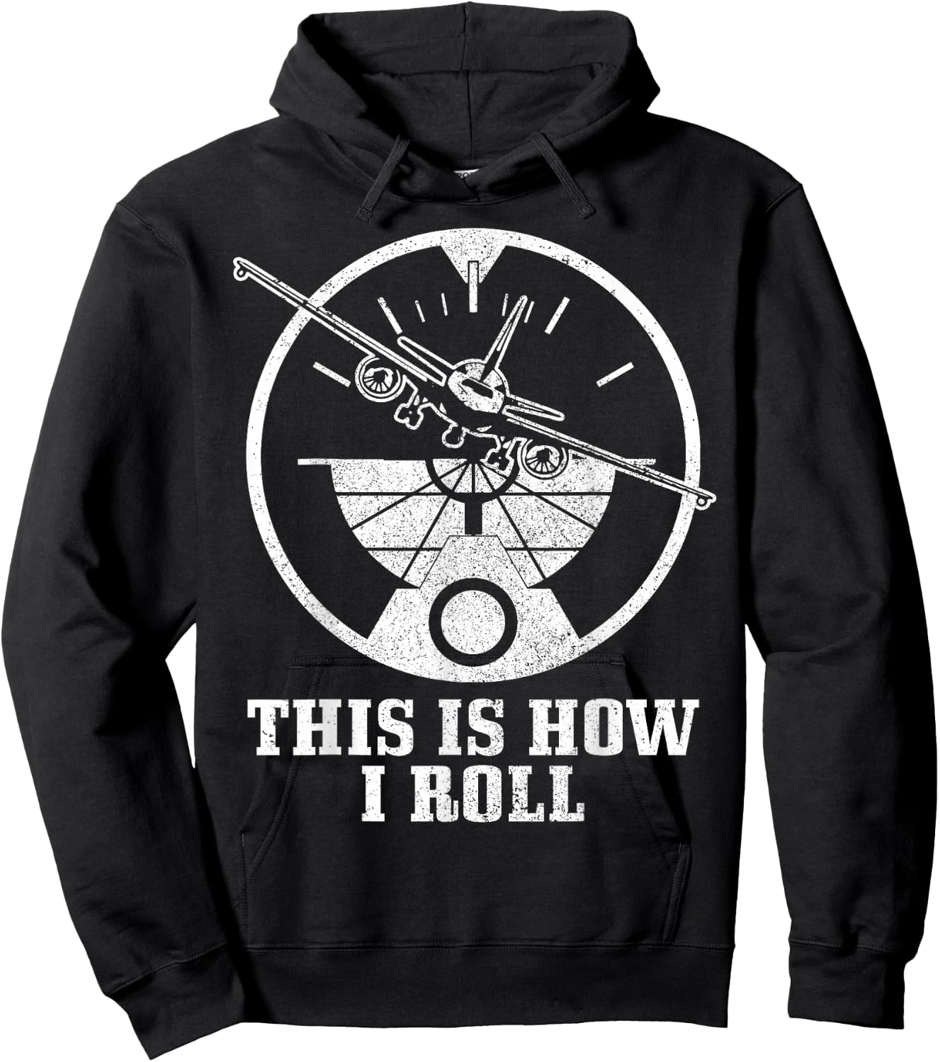 Pilot Airplane Plane Aviation Funny Hoodie - Hoodie | Black