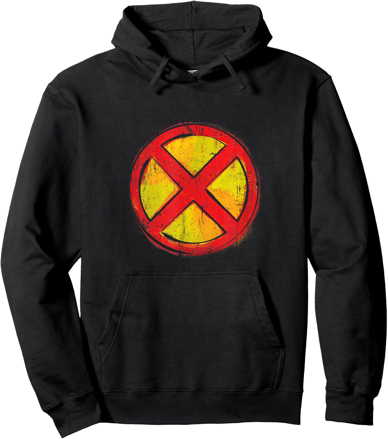Marvel X-Men Logo Spray Paint Hoodie - Hoodie | Black