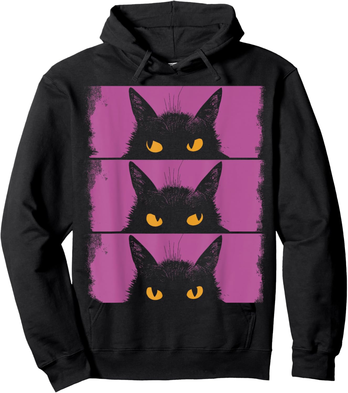 Cat Lover, Grumpy Black Kitten, Cat Mom, Cat Dad Women Girls Kids Hoodie - Hoodie | Black