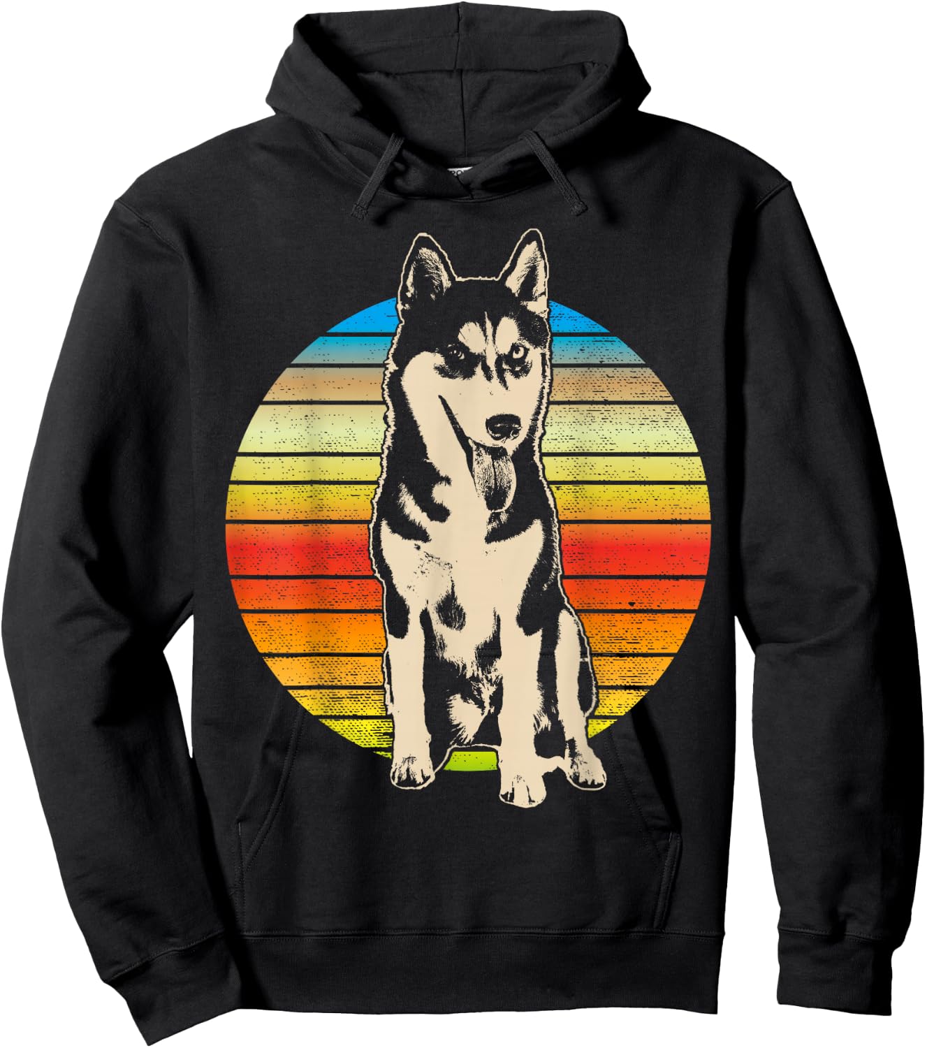Alaskan Husky Dog Breed Hoodie - Hoodie | Black