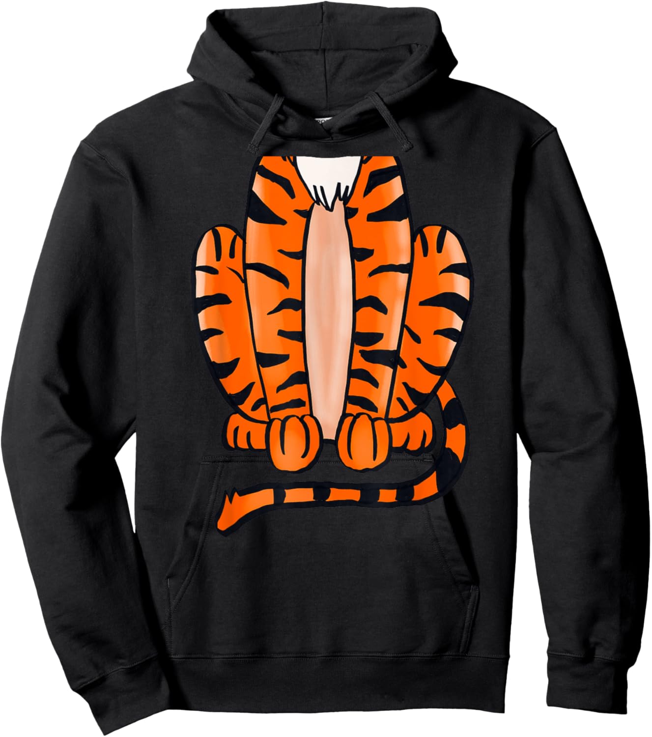 Tiger Halloween Costume - Cute Pretend Tiger Outfit Hoodie - Hoodie | Black