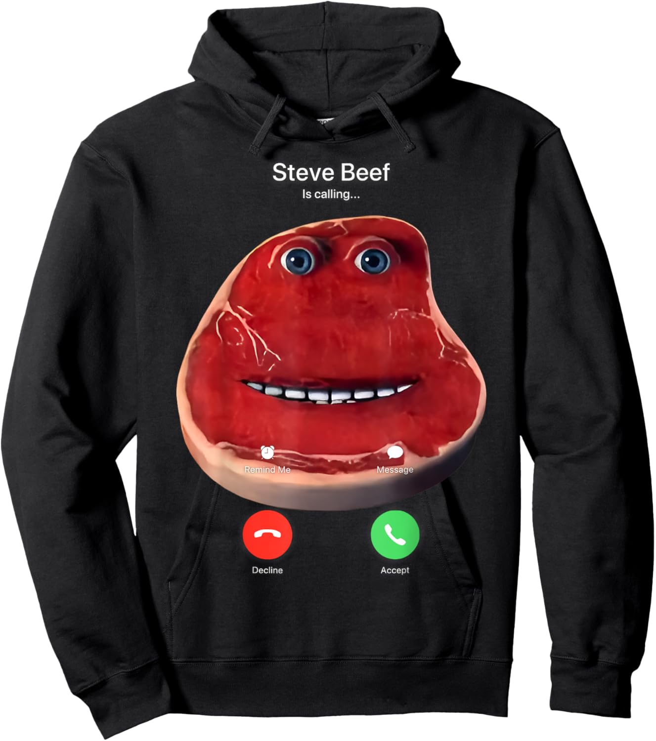 Steve Beef is Calling Hoodie - Hoodie | Black